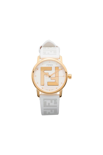 Shop Fendi Ff Watch In White
