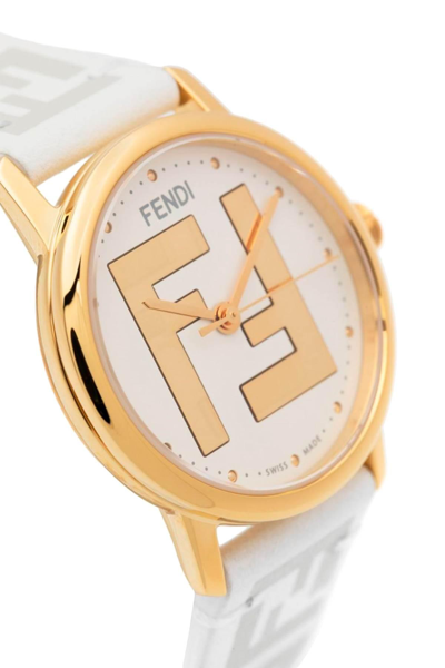 Shop Fendi Ff Watch In White