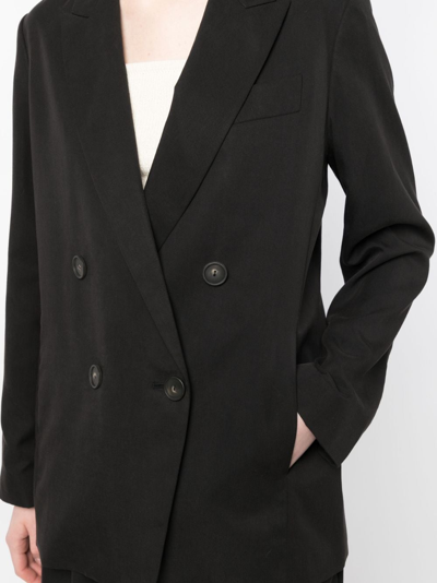 莱赛尔纤维混纺双排扣西装夹克