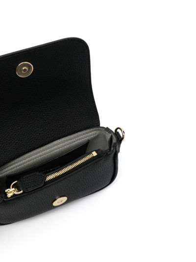 Emporio Armani Logo-stamp Crossbody Bag In Black