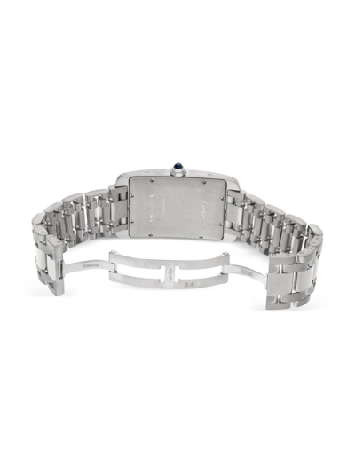 Pre-owned Cartier 2013  Americaine Tank 26mm In White