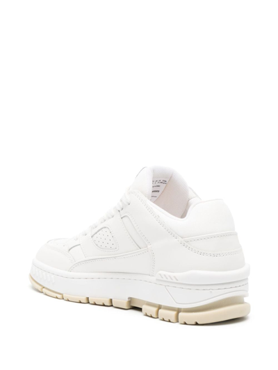 Axel Arigato Perforated Round Toe Sneaker With Recycled Dustbag In White