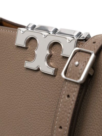 Tory Burch Eleanor Leather Mini Handbag In Brown