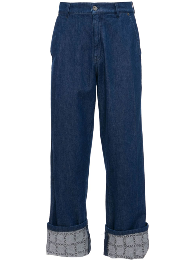 Jw Anderson Jeans Workwear In Blue