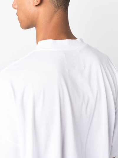 Studio Nicholson White Cotton Piu Over Shirt In White