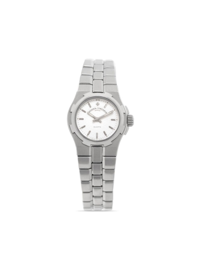 Pre-owned Vacheron Constantin  Overseas 25mm In Silver