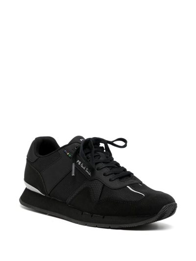 Shop Ps By Paul Smith Logo-print Lace-up Sneakers In Black