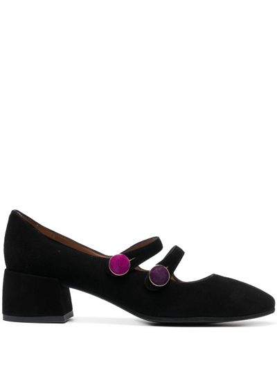 Roberto Festa Halena 50mm Patent-leather Pumps In Black