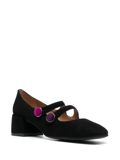 Roberto Festa Halena 50mm Patent-leather Pumps In Black