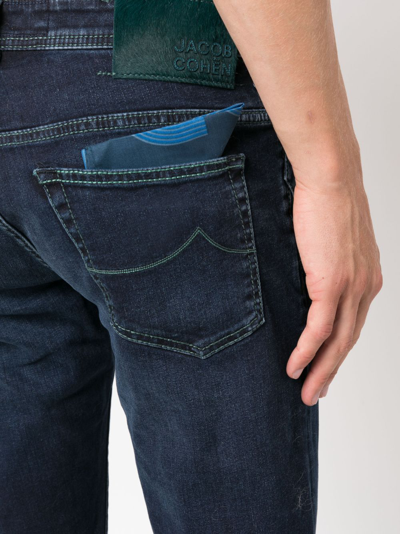 Jacob Cohen Leonard Slim-fit Jeans In Blue