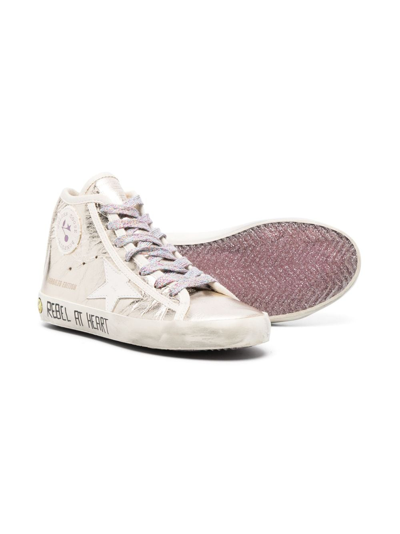 Bonpoint Francis Low-top Leather Sneakers In Gold