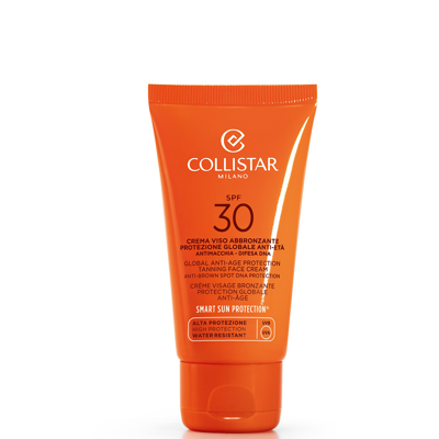 Shop Collistar Global Anti-age Protection Tanning Face Cream Spf 30 50ml