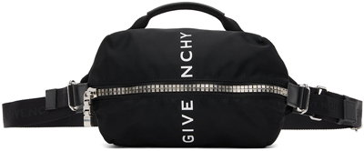 Shop Givenchy Black G-zip Pouch In 001-black