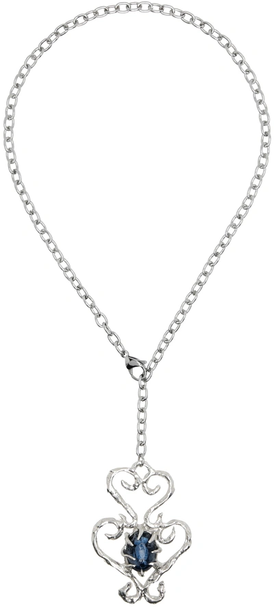 Shop Harlot Hands Ssense Exclusive Silver Lore Pendant Necklace