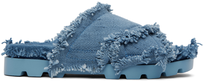 Camperlab Ausgefranste Brutus Sandalen In Medium Blue
