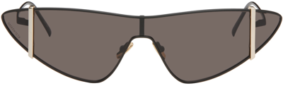 Shop Saint Laurent Black Sl 536 Sunglasses In 001 Black