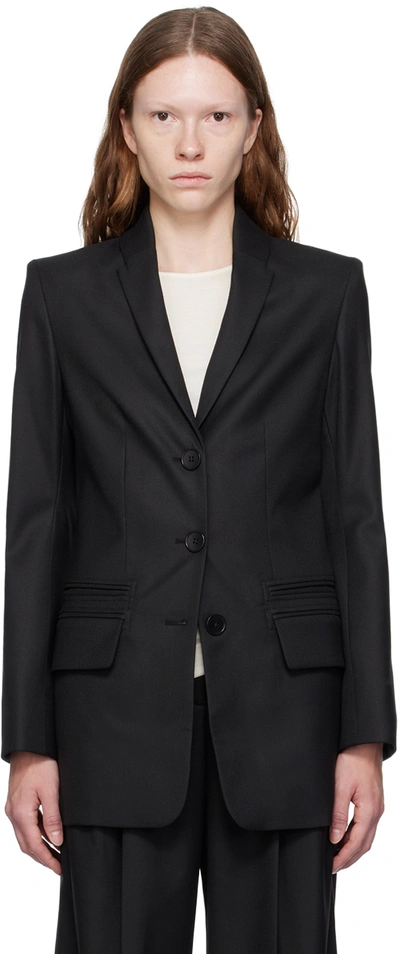 By Malene Birger Black Porter Blazer In 050 Black