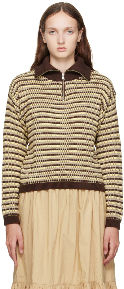 Shop Gimaguas Brown Ricarda Sweater
