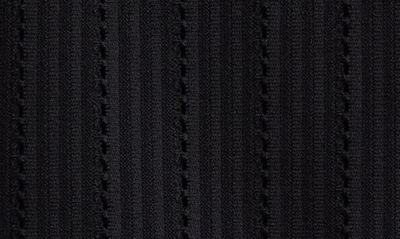 Shop Victoria Beckham Pointelle Knit Sleeveless Top In Black