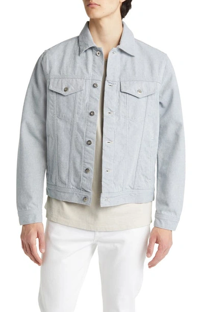 Shop Ag Dart Denim Trucker Jacket In Reclaimed Indigo