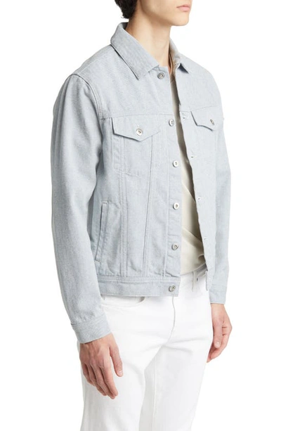 Shop Ag Dart Denim Trucker Jacket In Reclaimed Indigo