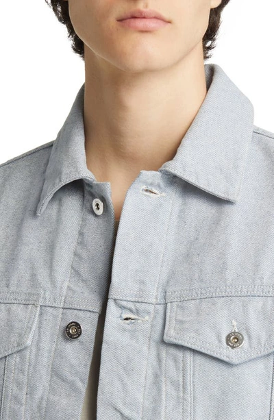 Shop Ag Dart Denim Trucker Jacket In Reclaimed Indigo