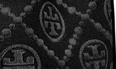 Tory Burch Mini T Monogram Bucket Bag In Black