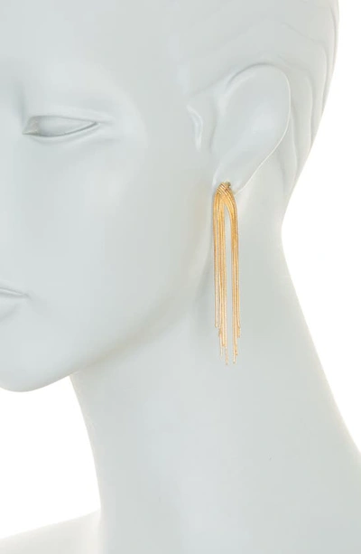 Shop Area Stars Fringe Stud Earrings In Gold