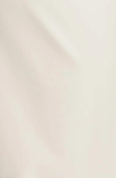 Good American Good Curve Faux Leather Straight Leg Pants In Bone001