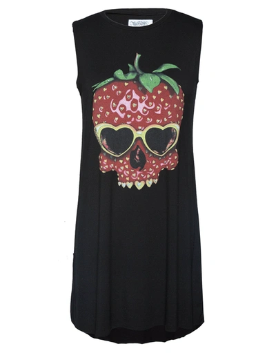 Lauren Moshi Deanna Strawberry Skull In Black