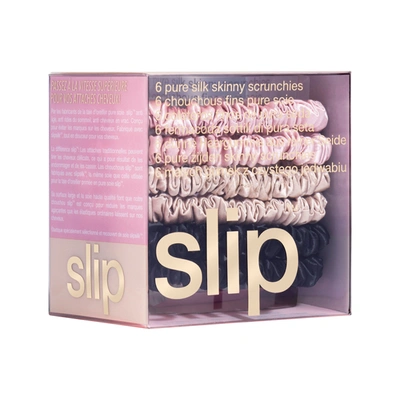 Shop Slip Pure Silk Skinny Scrunchies In Original Mix