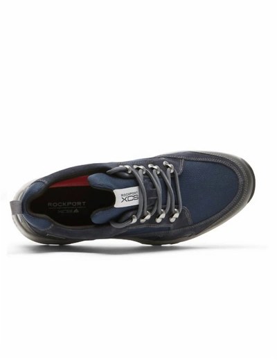 Rockport Men's Xcs Spruce Peak Waterproof Low Hiker Shoe - Medium In Blue In Blue