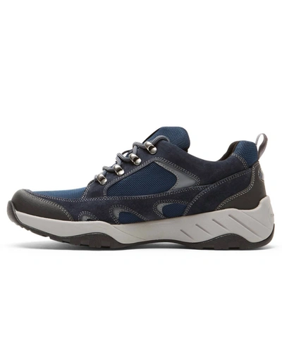 Rockport Men's Xcs Spruce Peak Waterproof Low Hiker Shoe - Medium In Blue In Blue