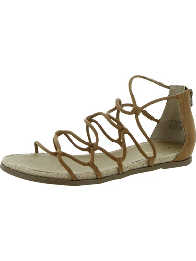 Shop Sun + Stone Oliviah Womens Faux Leather Espadrille Gladiator Sandals In Multi
