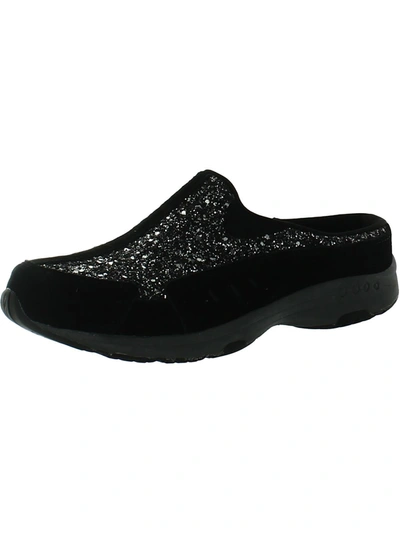 Easy Spirit Traveltime – Zoccoli Chiusi Donna, Color Avorio Con Glitter, Taglia 40 EU (10 US)
