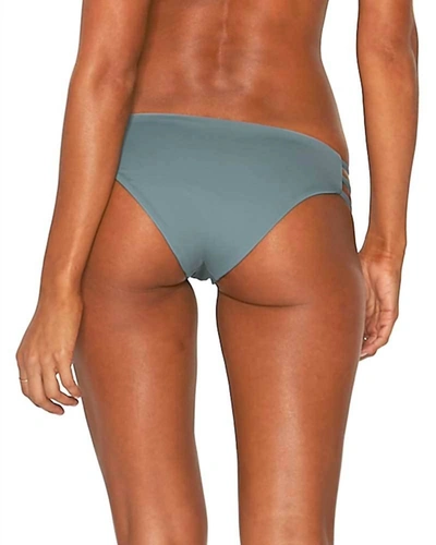 Shop L*space Kennedy Seamless Low Rise Tri Strap Bikini Bottom In Slated Glass In Multi