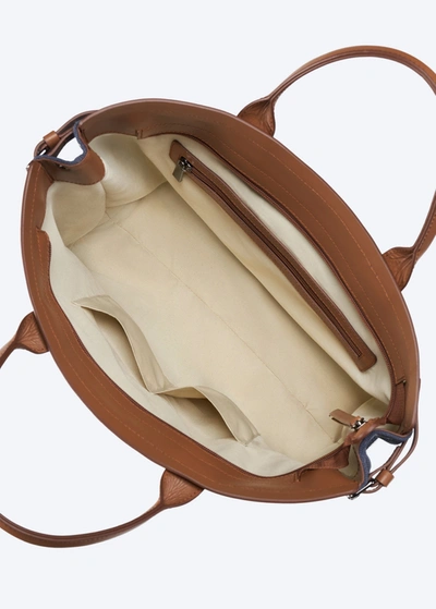 Viscata Cannes Canvas Handbag In Blue