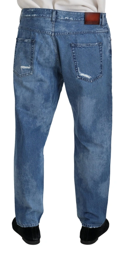 Shop Dolce & Gabbana Elite Italian Denim Men's Pants In Blue
