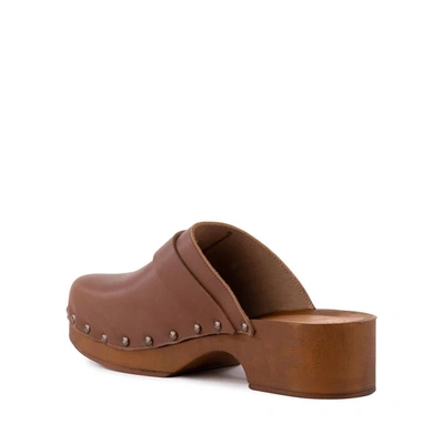 Seychelles Loud & Clear Clog In Cognac In Green