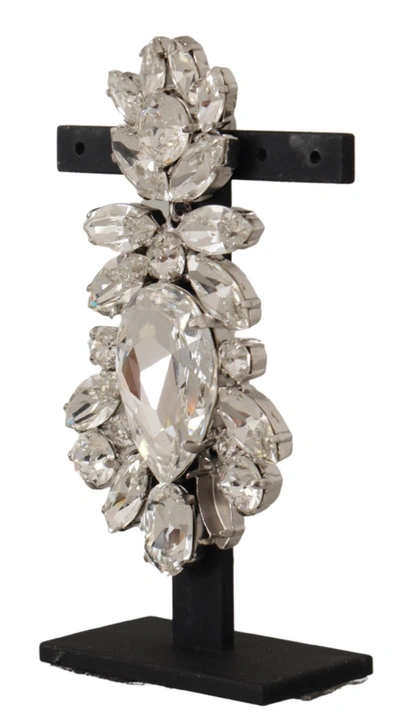 Shop Dolce & Gabbana White Large Baroque Crystal Women Women's Brooch