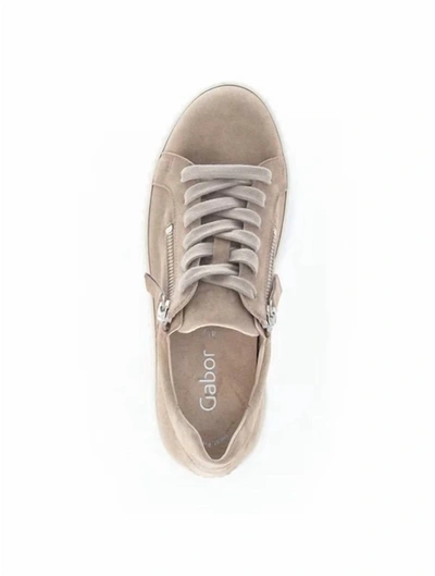 Shop Gabor Women's Low-top Sneakers In Creme In Beige