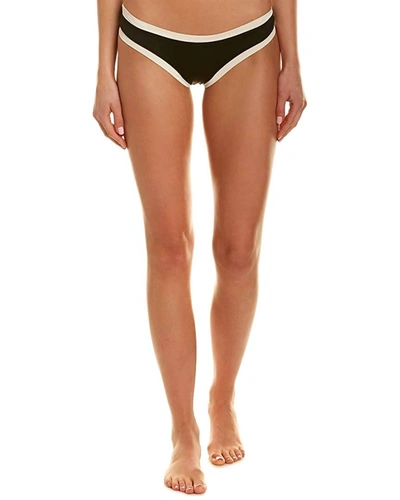L*space Domino Hart Trim Bikini Bottom In Black/white In Multi