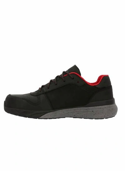 Rocky Men's Industrial Athletix Composite Toe 3" Work Shoe - Medium Width In Black In Black