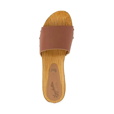Seychelles Marine Layer Leather Wood Sandal In Multi
