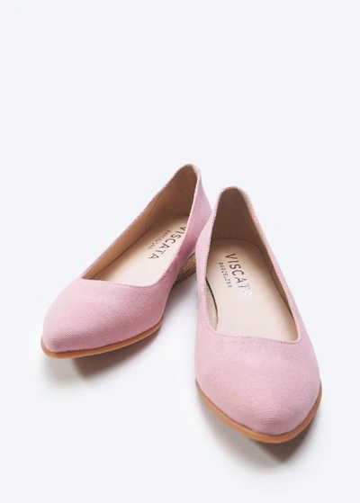 Viscata Rubina Canvas Flat Limited Edition In Pink