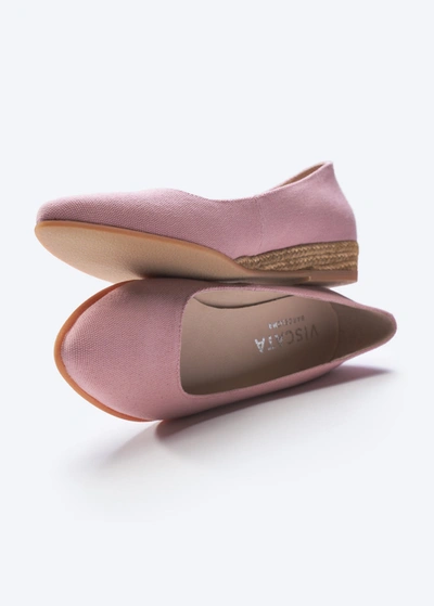 Viscata Rubina Canvas Flat Limited Edition In Pink