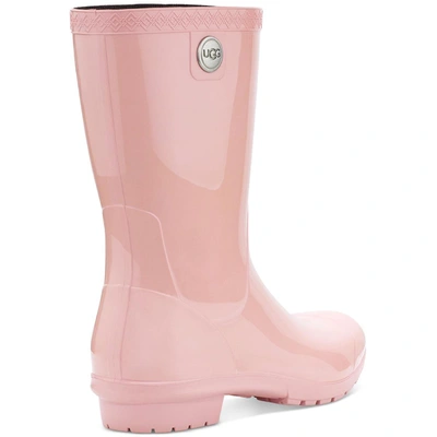 Shop Ugg Sienna Womens Rubber Mid-calf Rain Boots In Pink