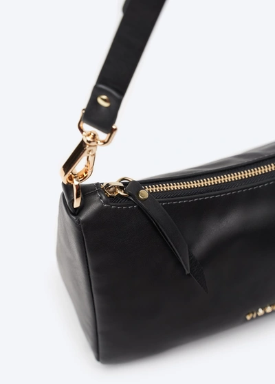 Viscata Nice Leather Handbag In Black