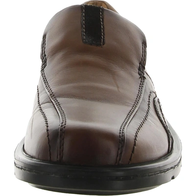 Shop Clarks Gessler Step Mens Leather Slip On Loafers In Multi