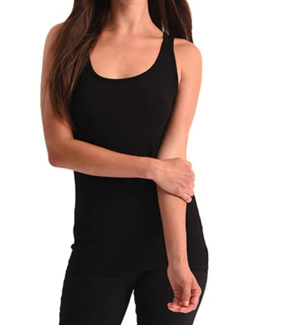 Angel Bra-friendly Tank Top In Black